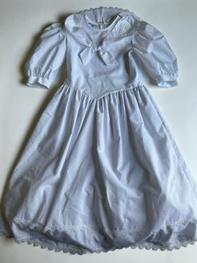 Vintage White Communion Flower Girl Dress Size 12 Canada